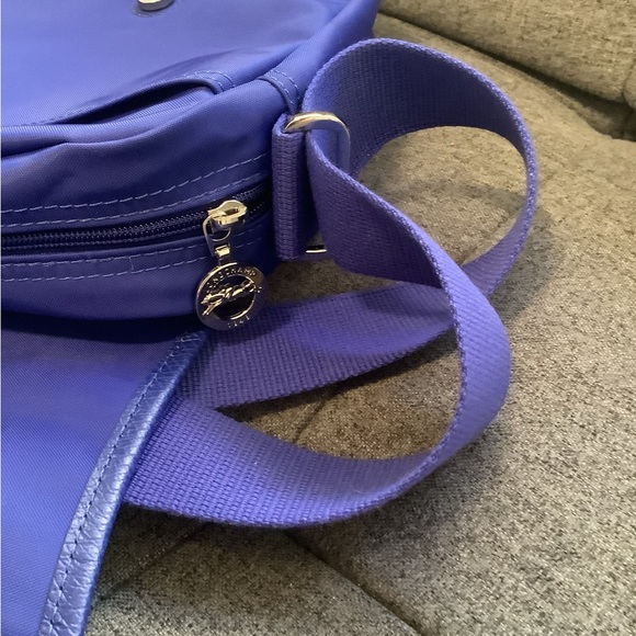 NWOT Longchamp Messenger Bag Cobalt - Picture 3 of 9